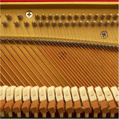 Inside Upright Piano