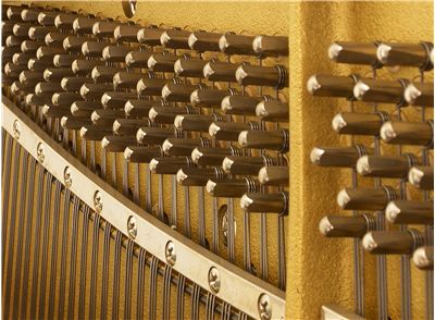 Inside Upright Piano