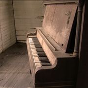 Old Piano in Old Church